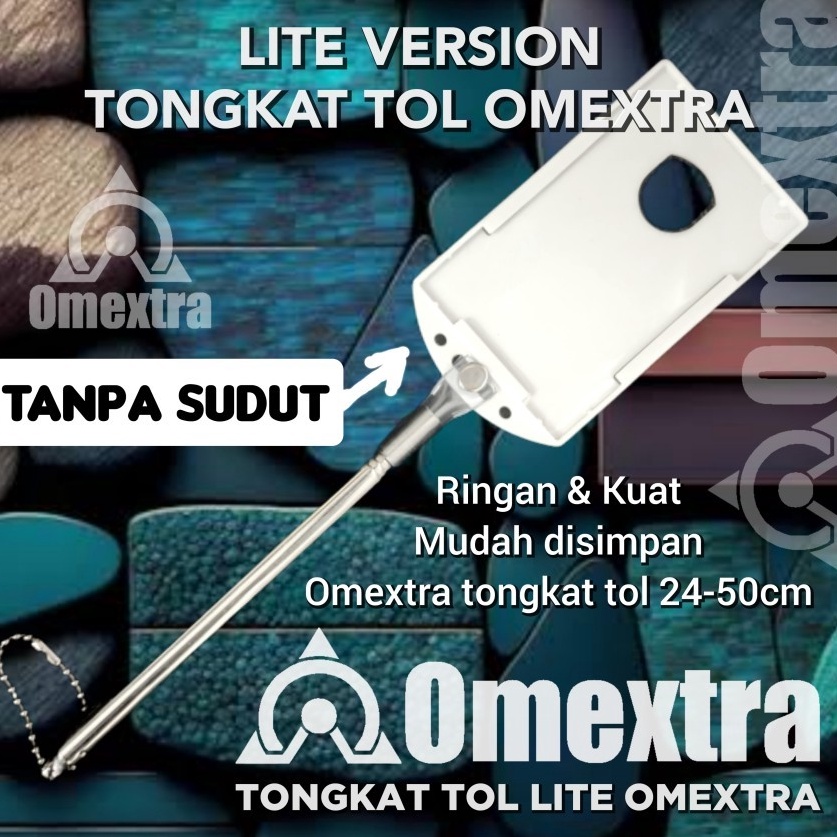 Trend Tongkat Kartu Tol Adjustable Tangkai Stainless Tongkat Toll Stik Tol
