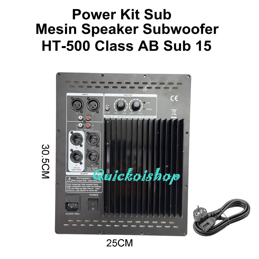 Modul Power kit Subwoofer Super Bass Class AB 1000 Watt