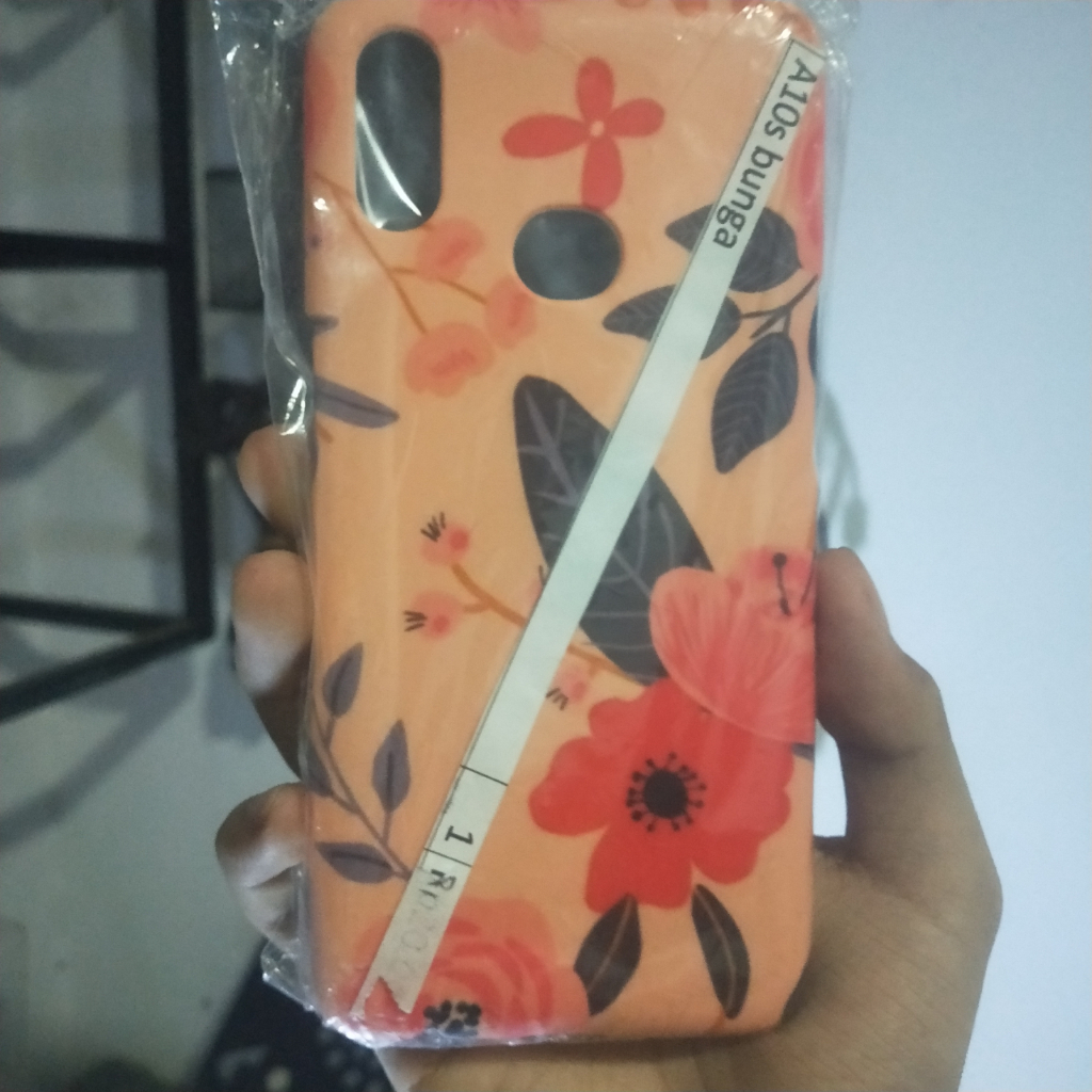 Samsung A10s Bunga Orange Hardcase Samsung A10s Bunga