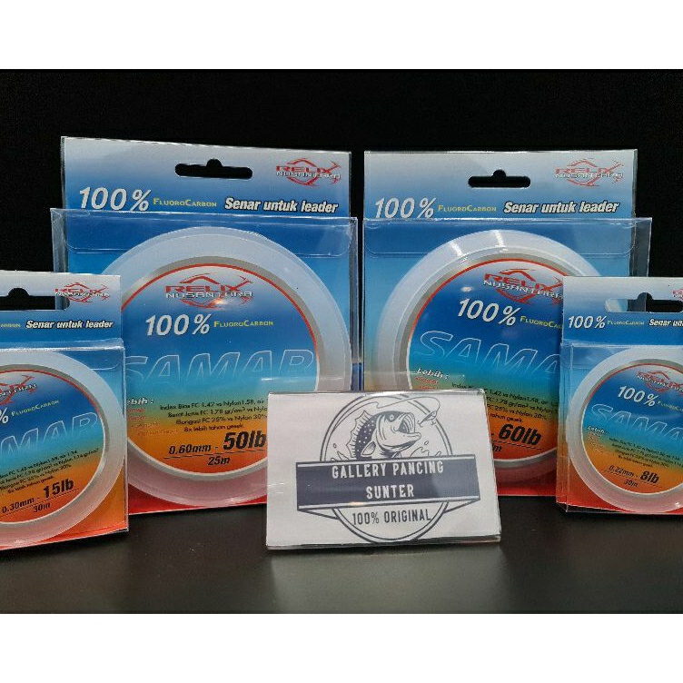 Senar Leader Pancing Relix Nusantara SAMAR 1 Fluorocarbon LEADER SAMAR