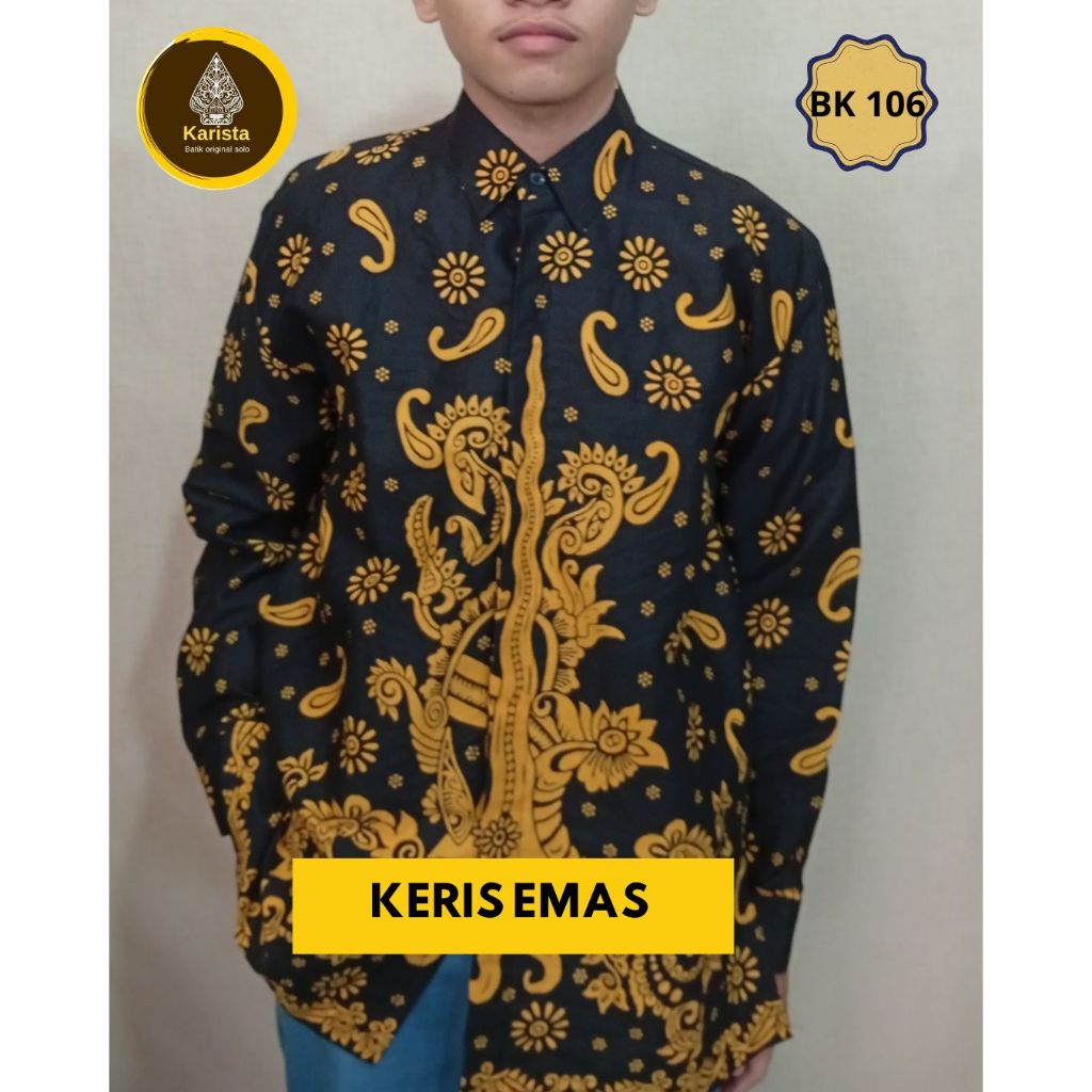 BATIK KERIS EMAS (BK 106) - BATIK SOLO KARISTA ORIGINAL