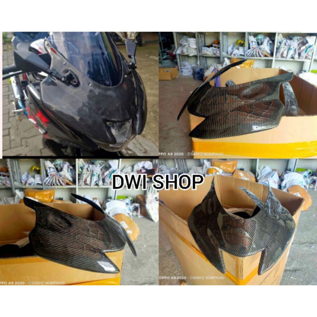 Cover headlamp Suzuki GSX R 150 Carbon kevlar original
