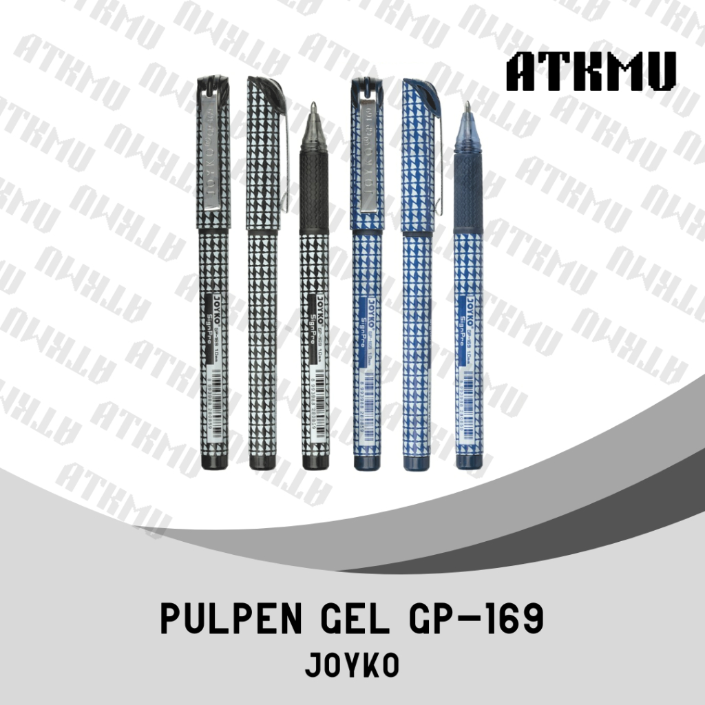 

Joyko Pulpen Gel SignPro 1.0mm GP-169 Hitam & Biru