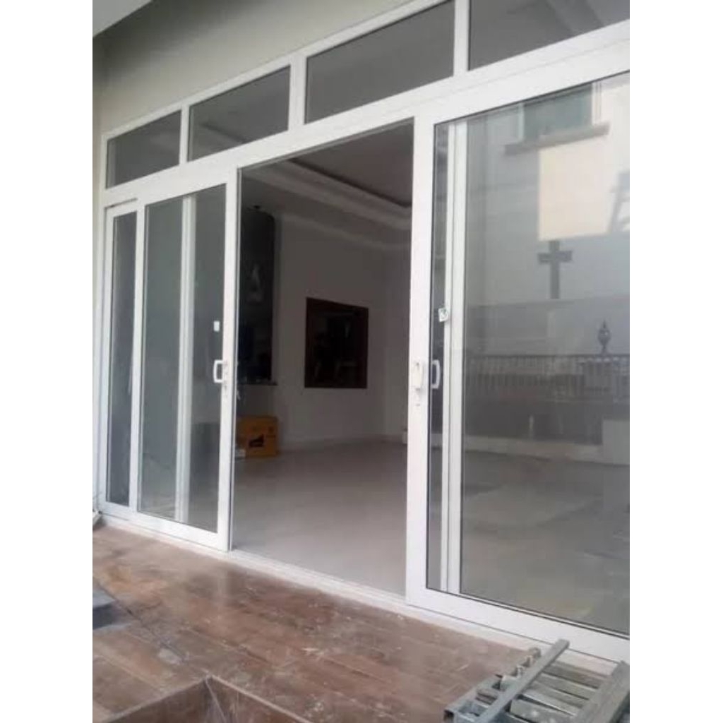 Pintu double sleding aluminium