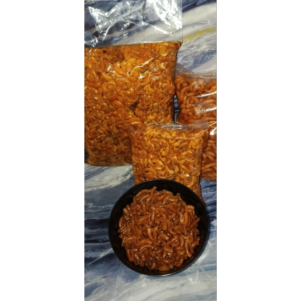 

Makaroni cikruh pedas gurih///cemilan enak