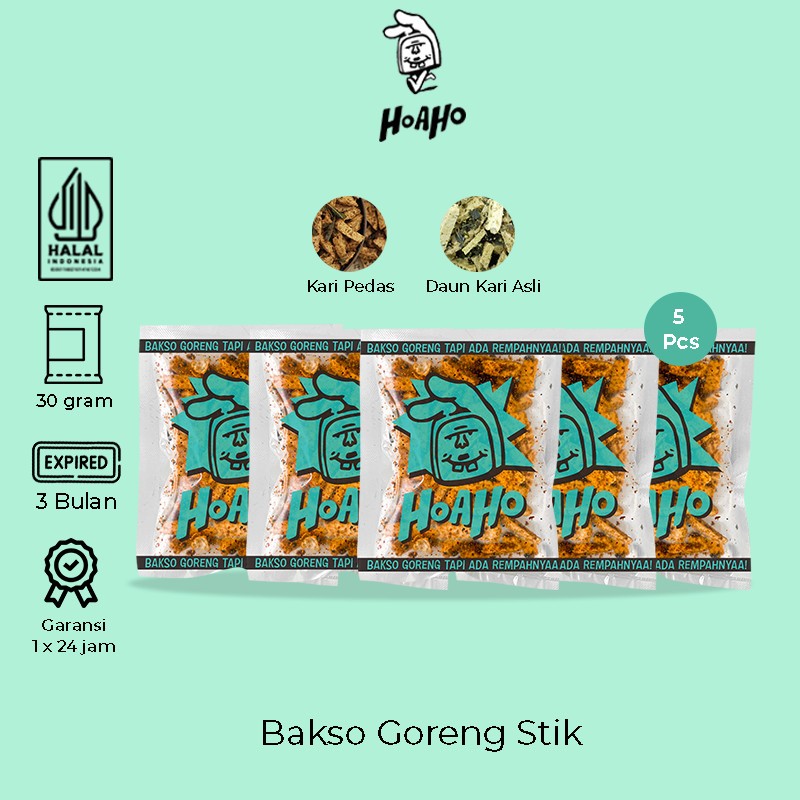 

HOAHO Basreng Stik Bakso Goreng 30 gram - Paket 5 Pcs
