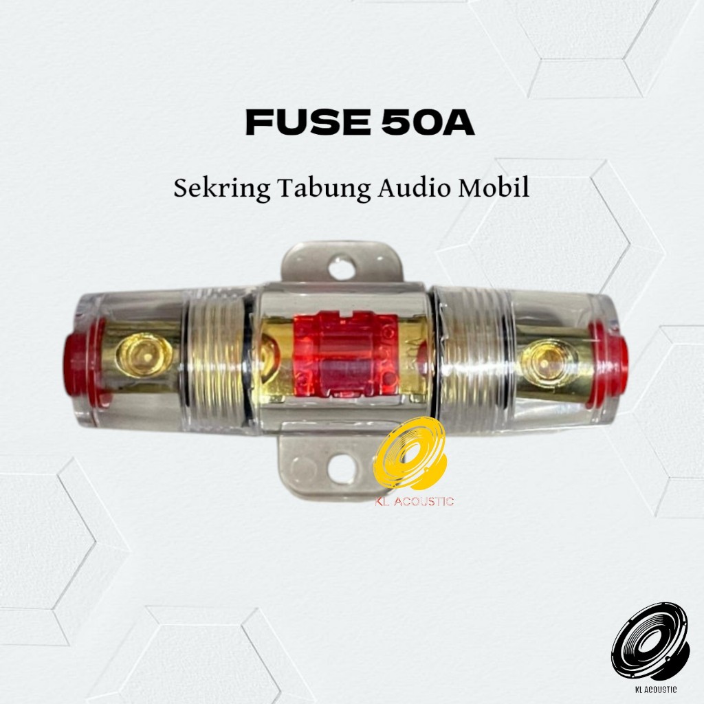Sekring audio mobil 50A sekering audio 50A Fuse audio 50A