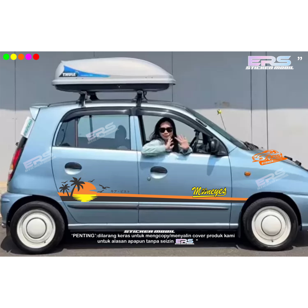 stiker list mobil kia visto terbaru viral cutting stiker list samping terlaris