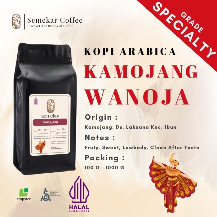 

Semekar Coffee - Kopi Arabica Kamojang Wanoja Specialty Roasted Beans
