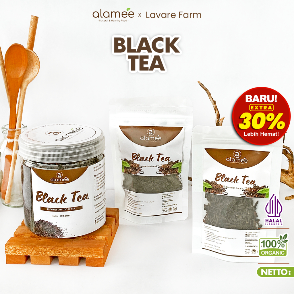 

Black Tea Organic Teh Hitam Kering Dried Teh Lokal Indonesia