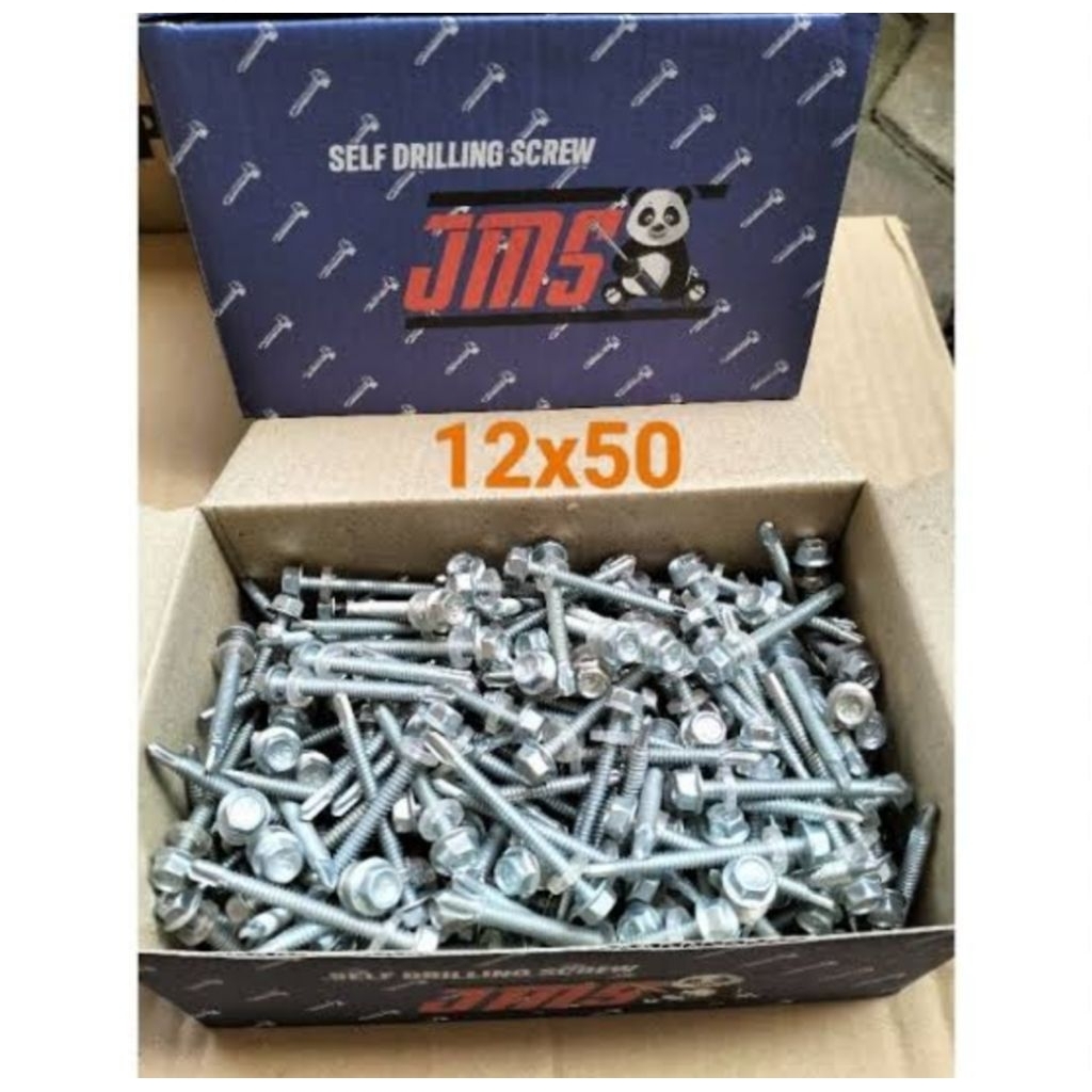 Self drilling screw 12x50,sekrup drilling 12x50,sekrup sds drilling 12x50 ,harga ecer