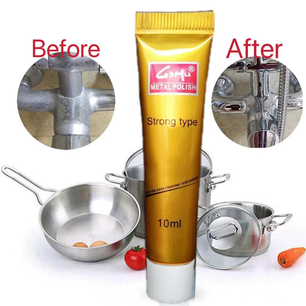 G3hu Pembersih Logam Kuningan Pembersih Pengkilap Logam Metal Polishing Paste 10ml G3hu Cream Pengki