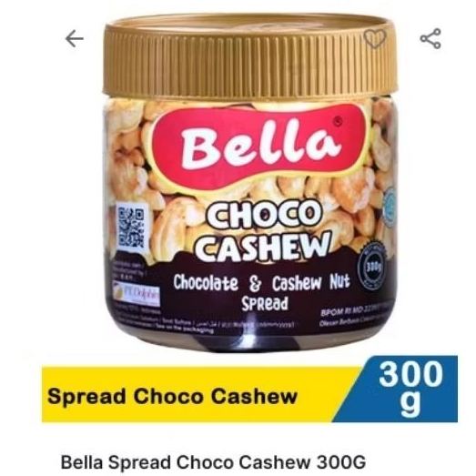 

Bella choco cashew 300 gram