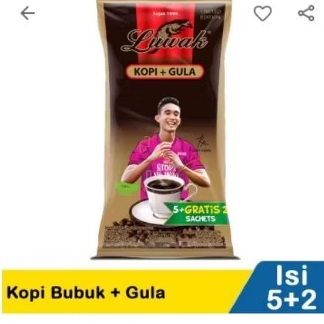 

luwak kopi +gula isi 5+2