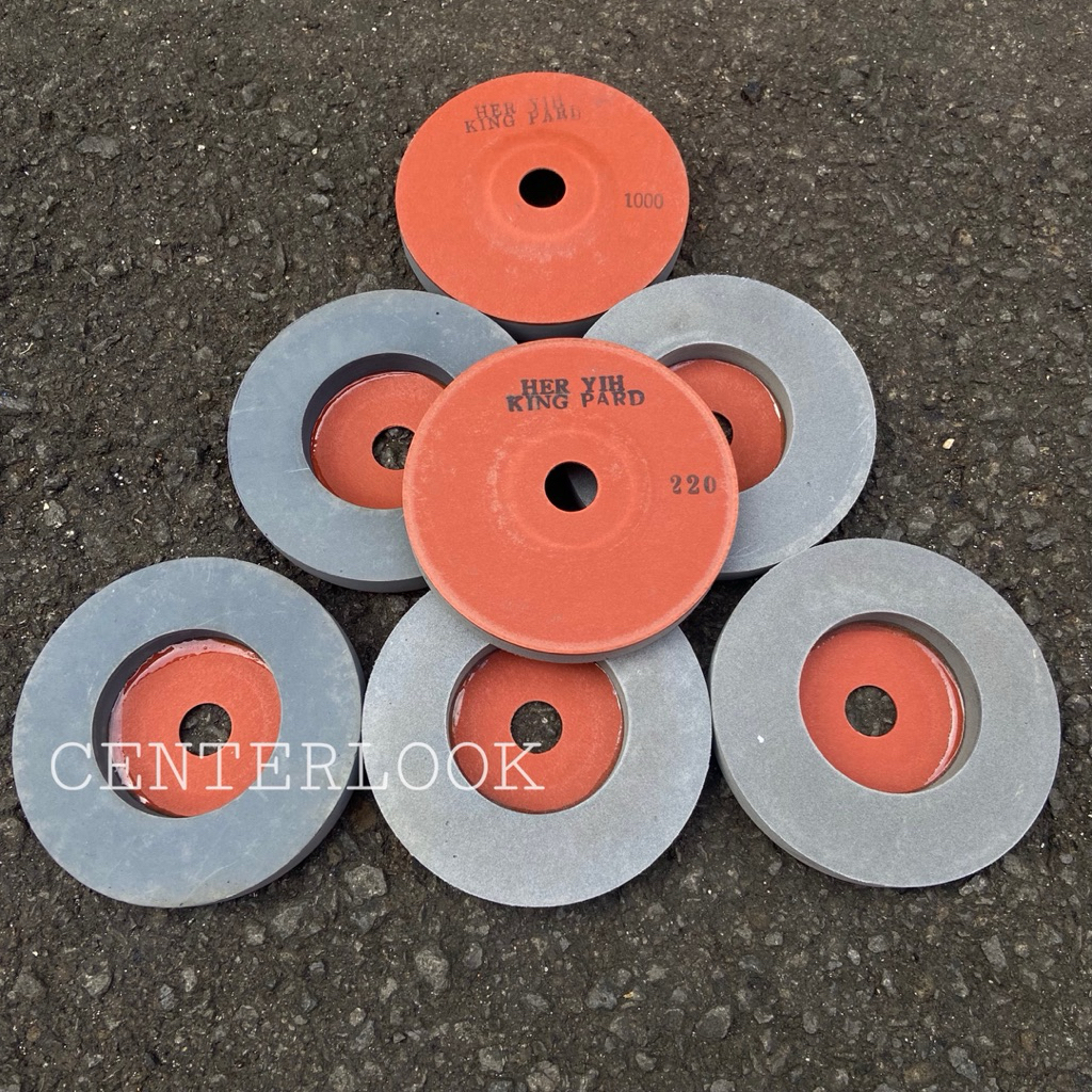 Sponge Wheel 4 inch Batu Gerinda Poles Polishing Gerinda Poles Keramik Marmer Batu Alam Sponge Wheel
