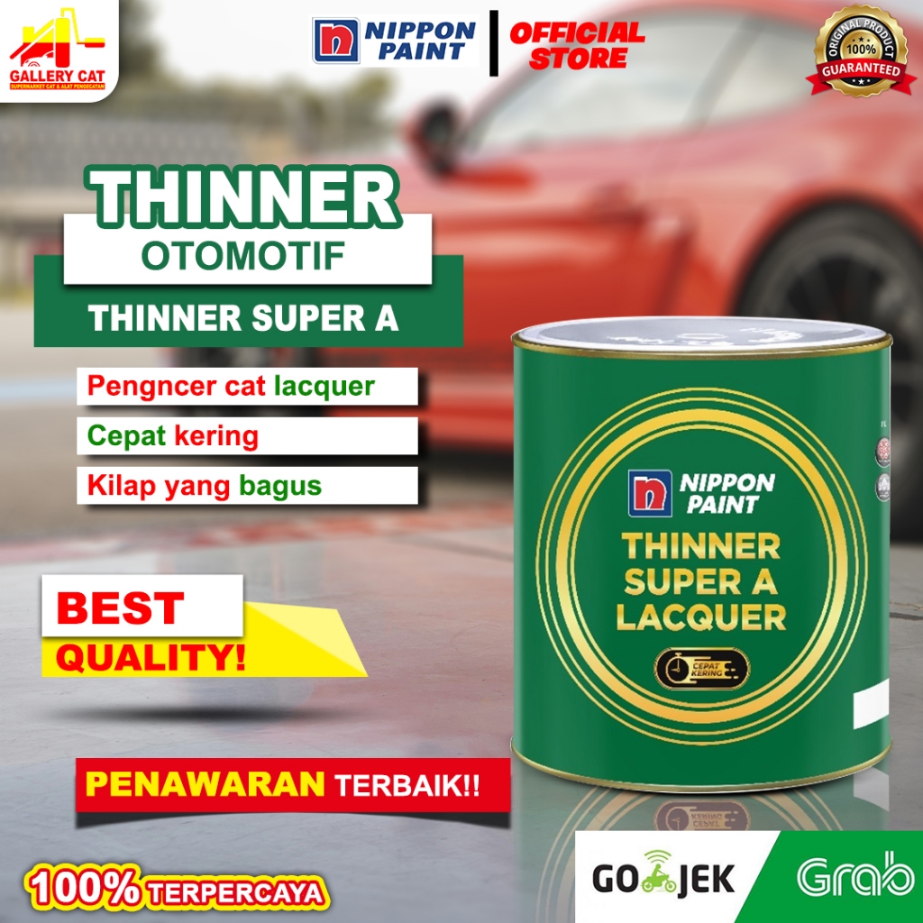 Termurah Thinner A Super/A Special/Pu Nippon Paint 1L Literan