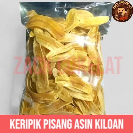 

Keripik pisang Asin 500gr-250gr gurih renyah crispy makanan ringan/cemilan/snack