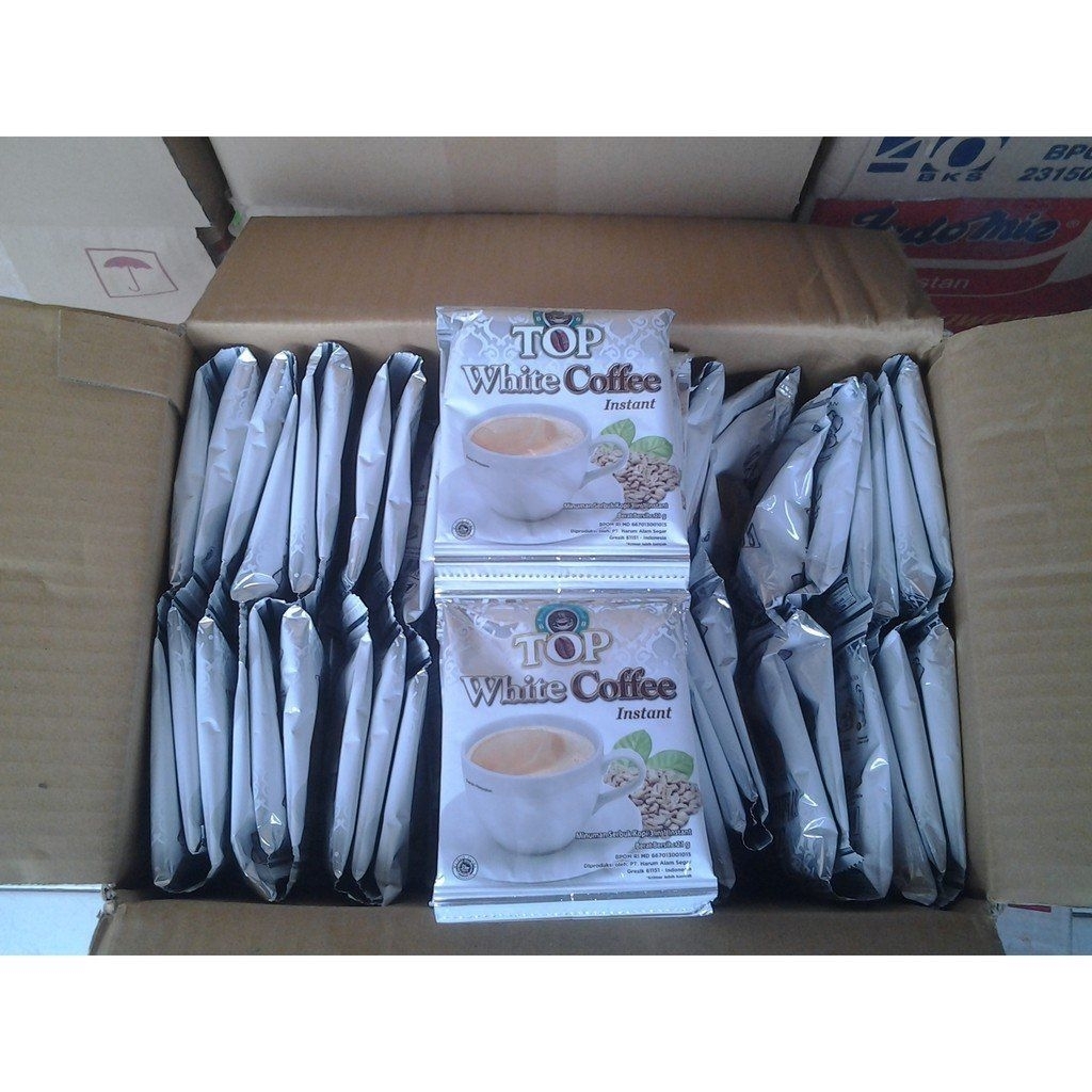 

12 Sachet - Top White Coffeee Kopi Instan Top White