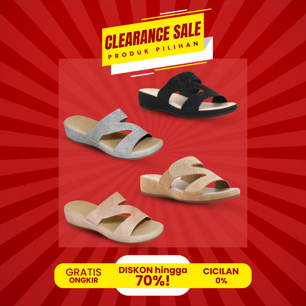 BATA COMFIT - ADRINA "Comfit Cushion" Sandal Wedges Wanita