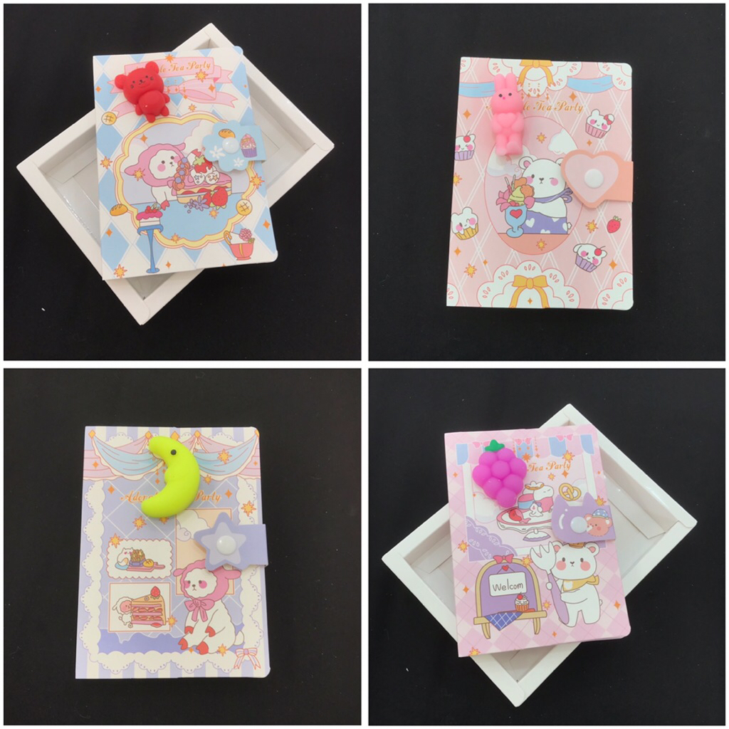 

Note Book Karakter Aesthetic Free Box Putih| Buku Diary | Buku Catatan