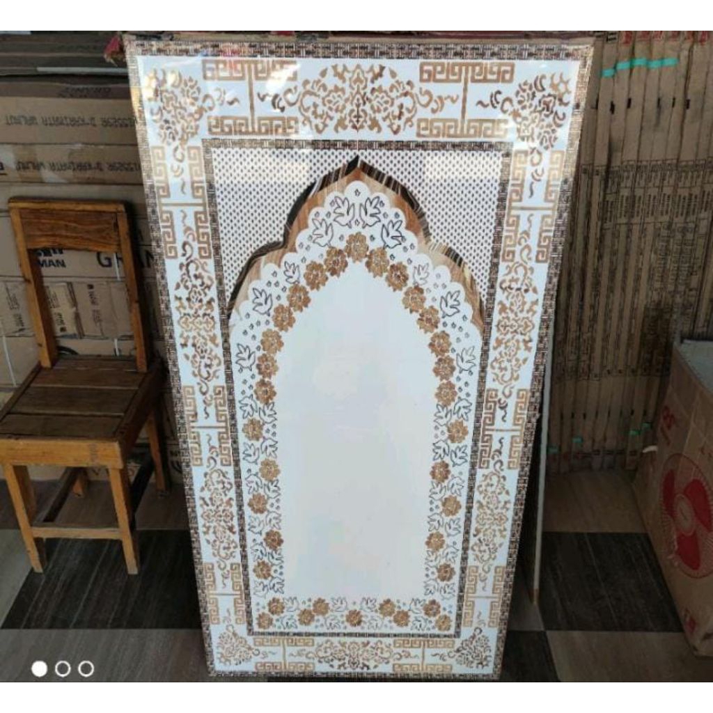 Granit Motip Sajadah tajug 120x60 Malda sun power (CHAT ADMIN/BACA DESKRIPSI SEBELUM MEMBELI)