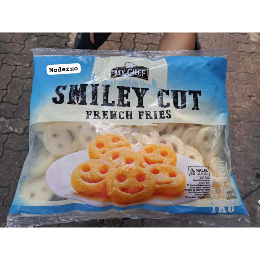 

MY CHEF Smiley Cut French Fries 1 Kg / French Fries My Chef Smiley 1 Kg