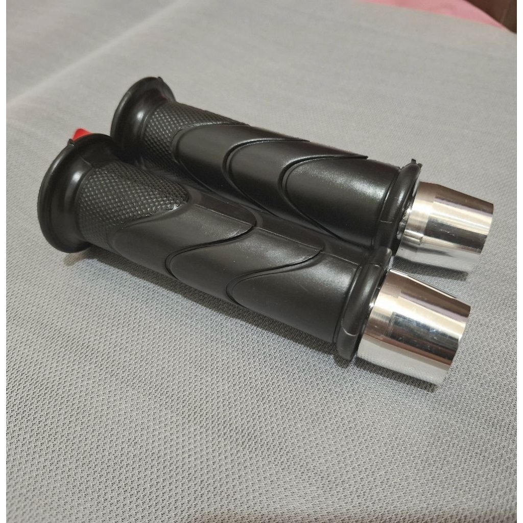 GRIP MOTOR HAND GRIP MODEL STANDAR HONDA + JALU STANG STIR CHROME HANDGRIP HANDFAT HITAM HAND FAT HA