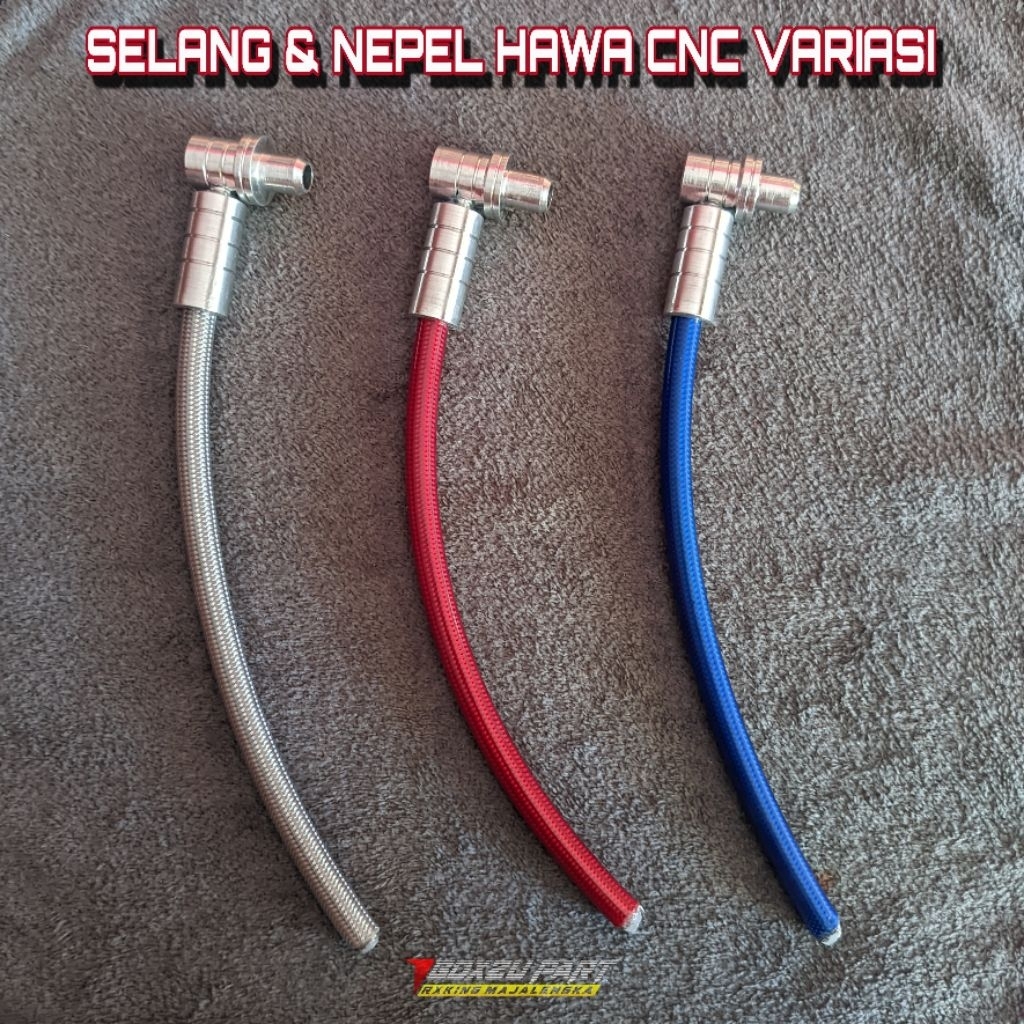 SELANG & NEPEL HAWA RX KING SELANG NEPEL HAWA ALUMUNIUM HANDMADE