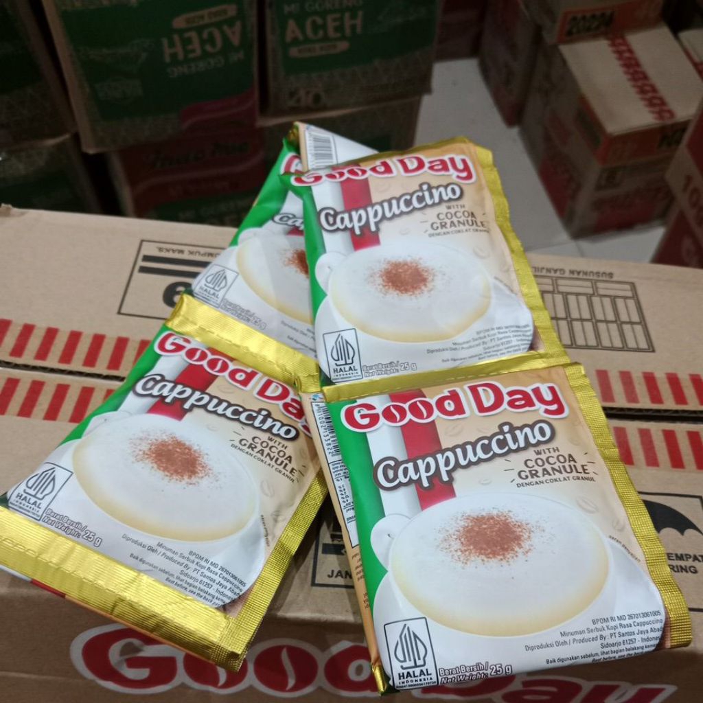 

goodday cappucino kopi instan tinggal seduh
