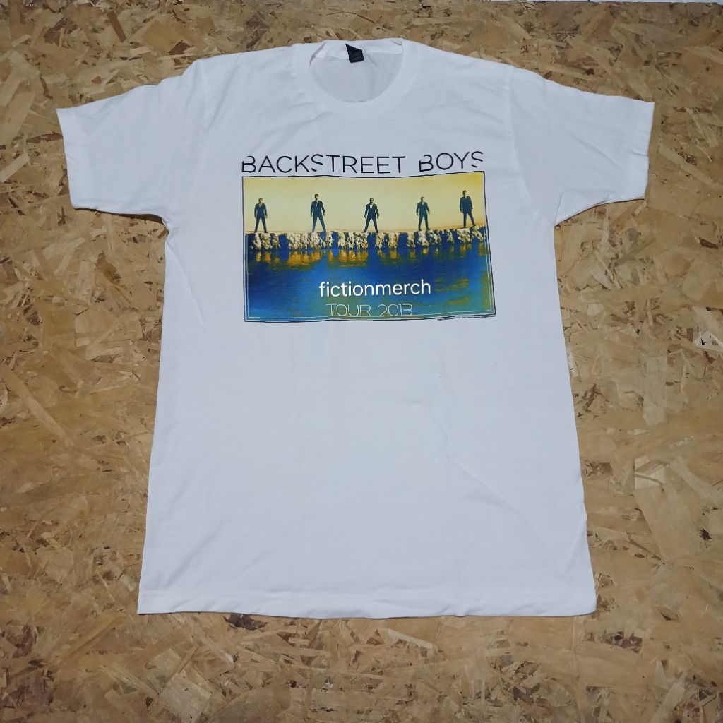Kaos Musik BACKSTREET BOYS import original Size LARGE - Tour 2013