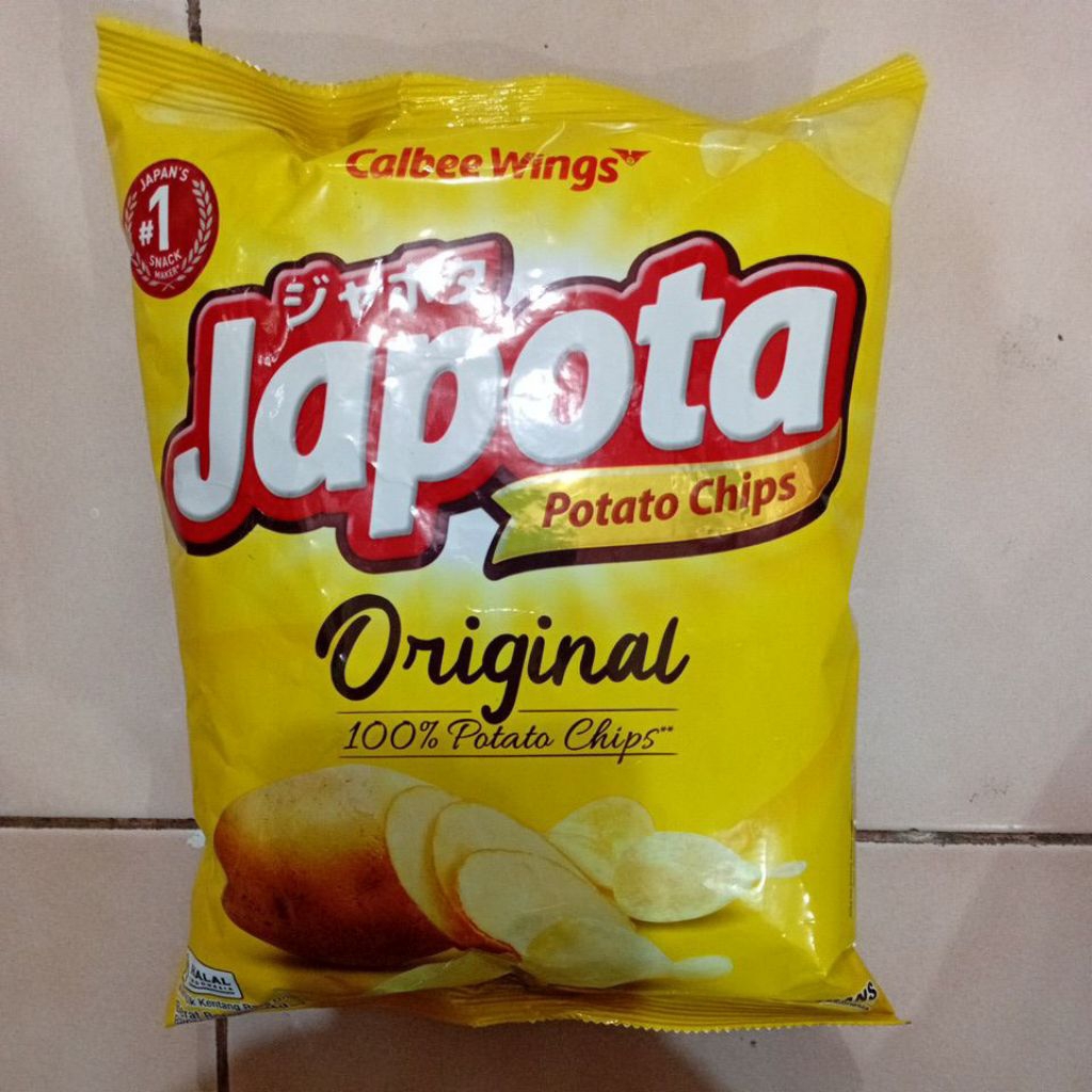 

Calbee Wings Japota Potato Chips Original 68gr 1pcs