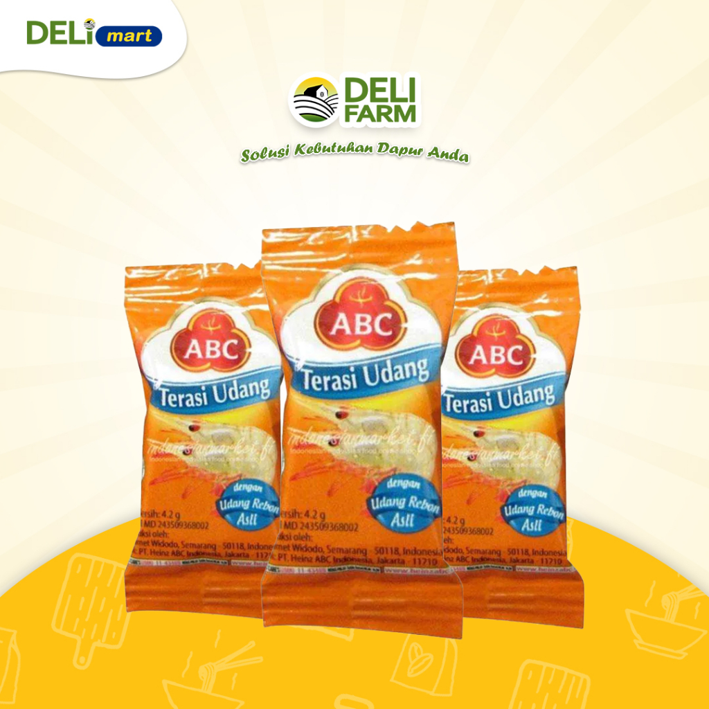 

Deli Mart ABC Terasi Udang 3.8 gr isi 3 by Deli Farm