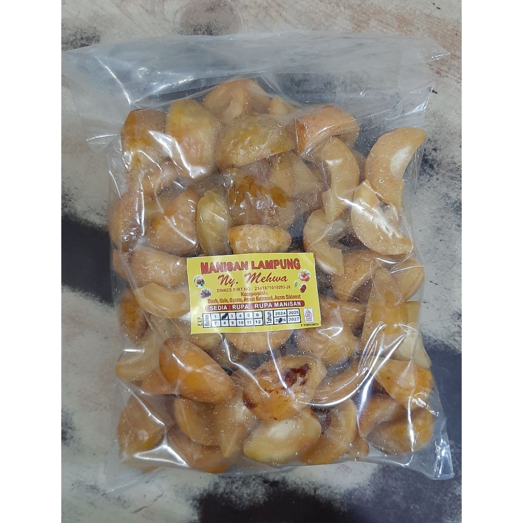 

Manisan Pala Kulit Ny.Mehwa 1KG