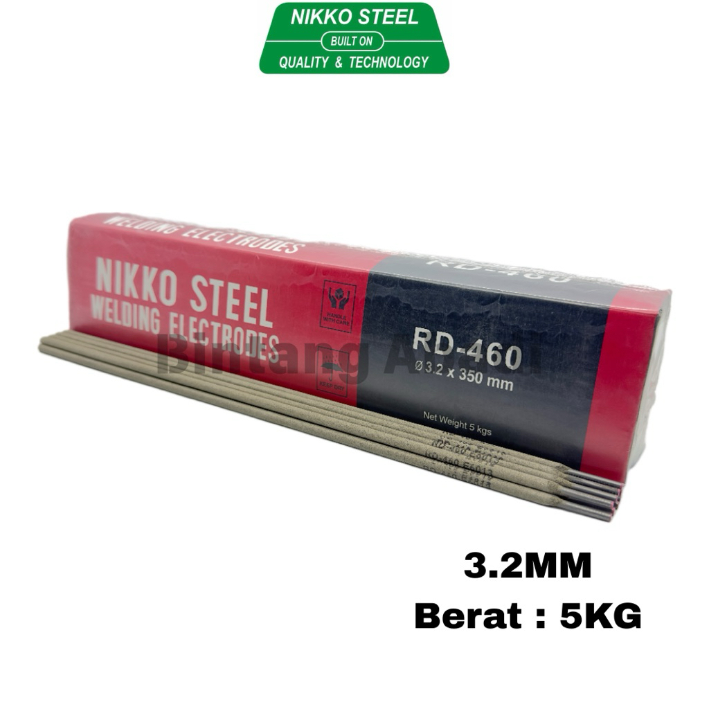 Kawat Las Nikko RD460 3.2MM [5 KG] / Elektroda Las Listrik Nikko RD460