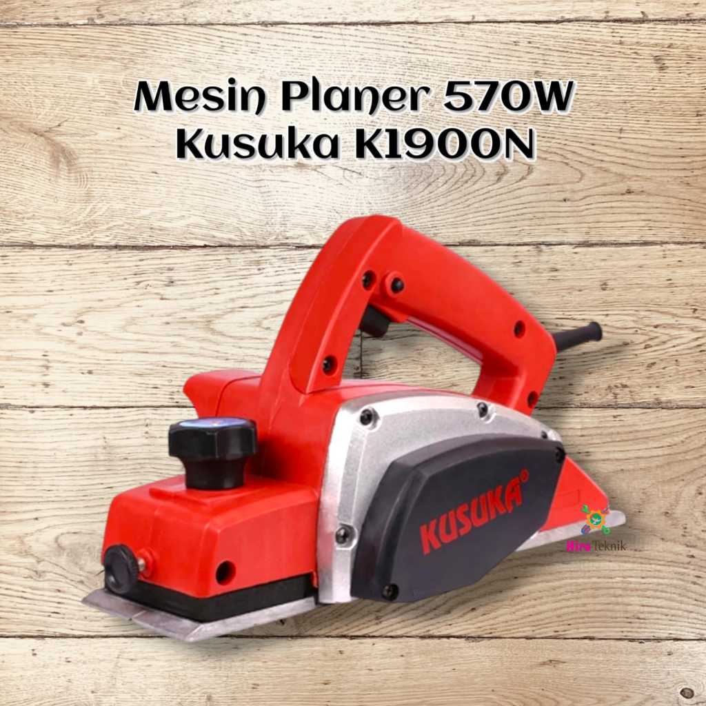 KUSUKA K1900N Mesin Serut Kayu Sugu Pasah Ketam Planer Listrik 570W