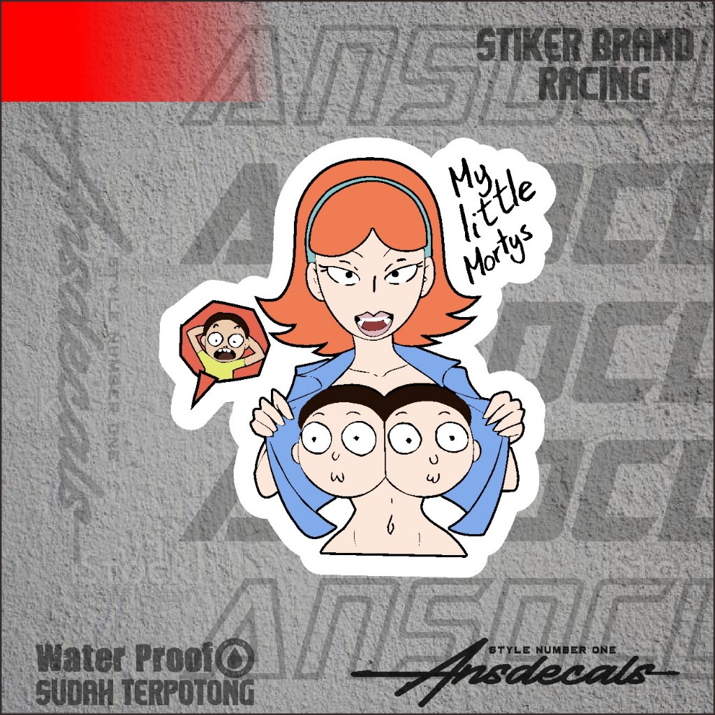 

stiker pack paket stiker pack my litle boys kata - kata brand premium anti luntur