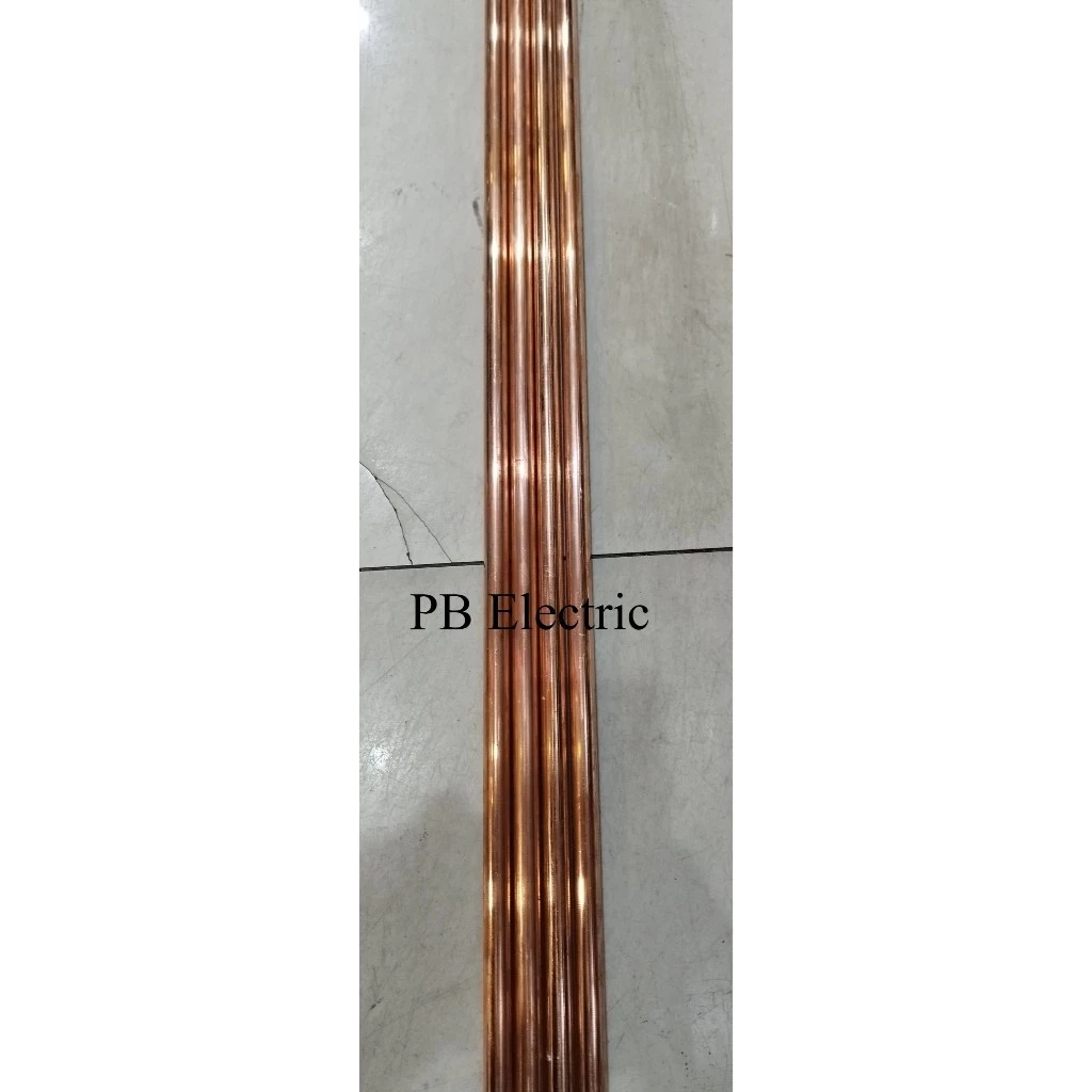 Grounding Rod 5/8 x 1.5 Meter (16mm) / Copper Rod Tembaga Asli Full 16mm / Grounding Rod 16 mm x 1.5