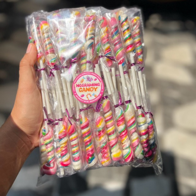 

peremen lolipop SPIRAL ULIR 100pcs GROSIR TERMURAH