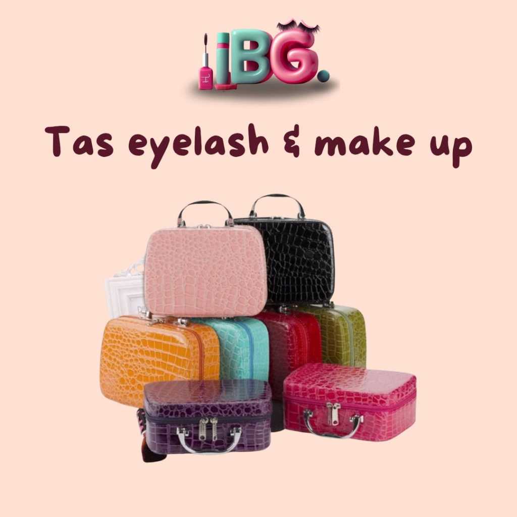 Tas Eyelash Extension Tas Nail Art Tas Portable Makeup Tas Kosmetik Pouch Tas Eyelash Tas Nail Art P