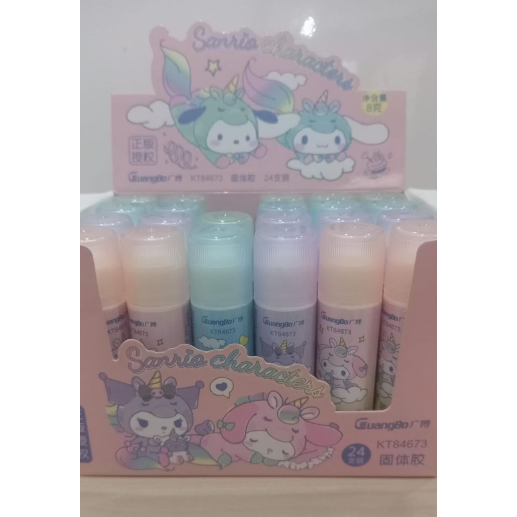

GuangBo KT84673 Sanrio Characters Lem Kertas PVA Eceran Stick 8 Gr