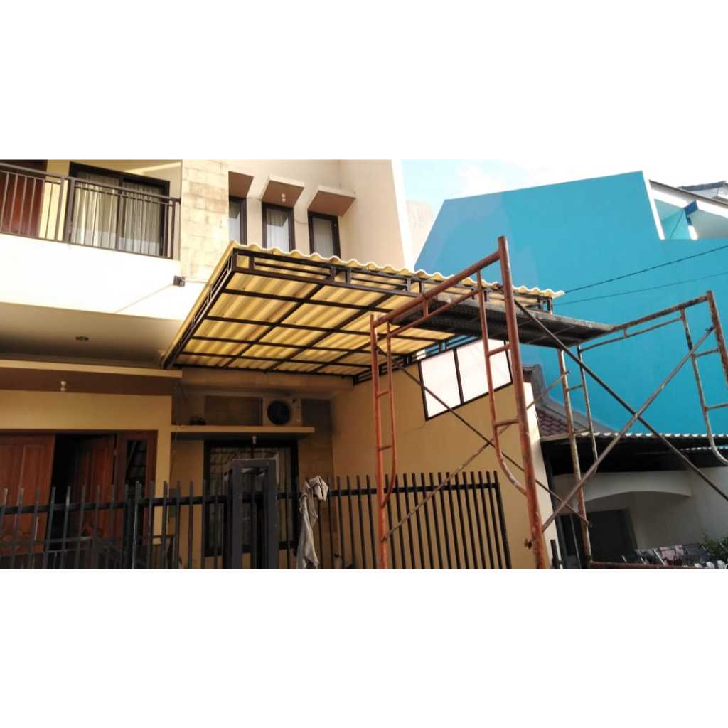 Kanopi rooftop semi transparan sidoarjo