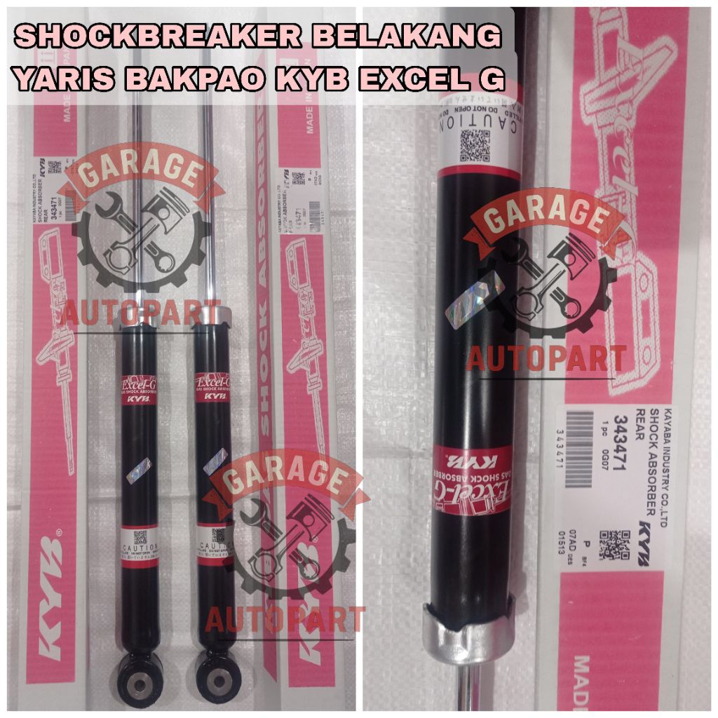 SHOCKBREAKER BELAKANG TOYOTA YARIS BAKPAO KYB EXCEL G