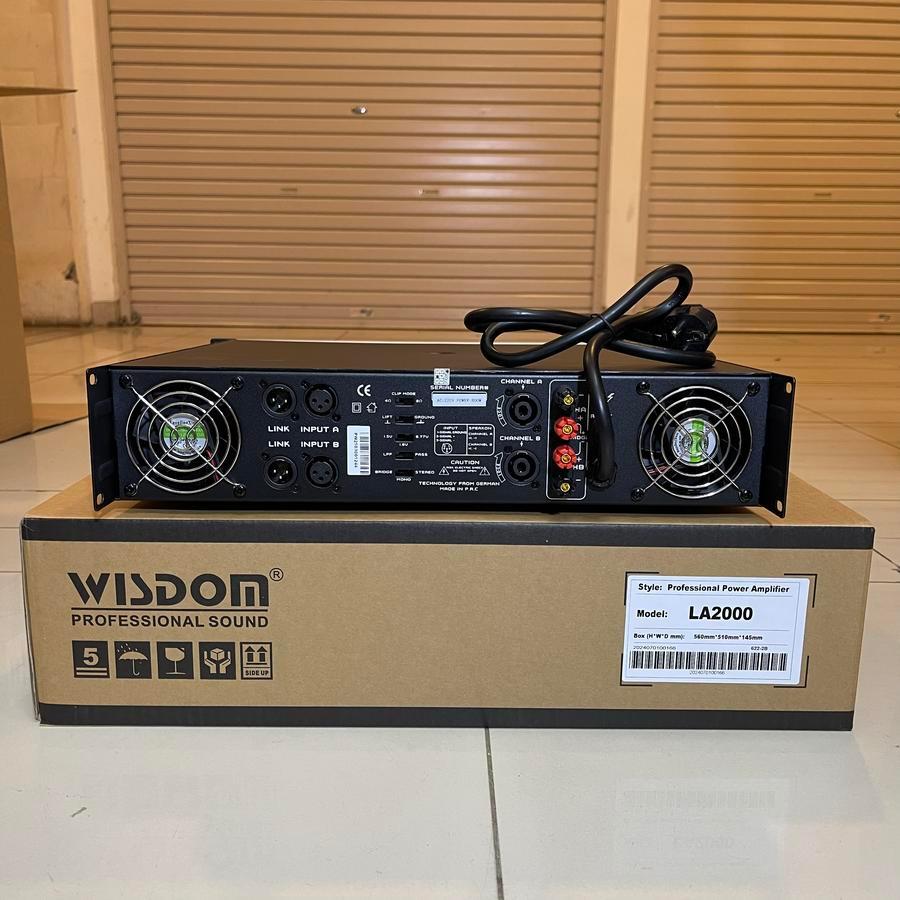 Power Amplifier Profesional Audio Wisdom LA 3000 / LA 2000 / LA 1000 — LA3000 / LA2000 / LA1000 – ORIGINAL GARANSI RESMI