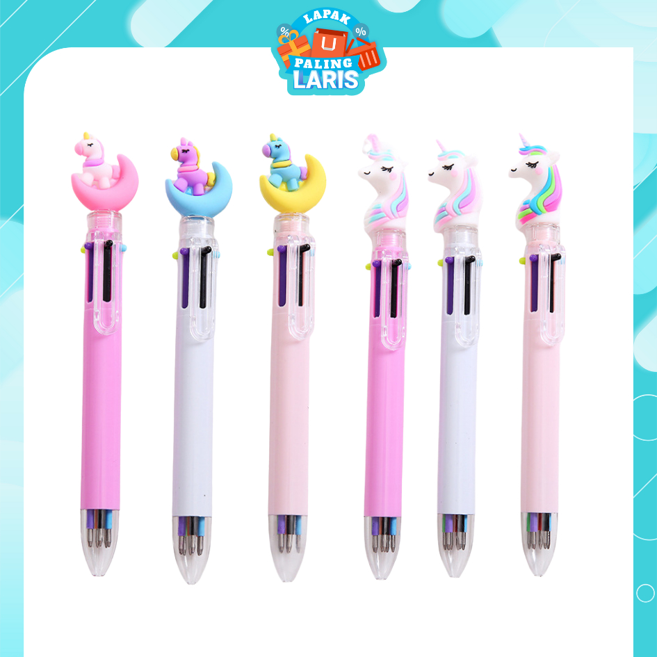 

LPL Pena Karakter Mekanik 6 Warna Unicorn Full Moon Pulpen Karakter Unicorn Warna Warni Pulpen Unicorn Multicolor Pulpen Lucu Alat Tulis Sekolah ATK Murah