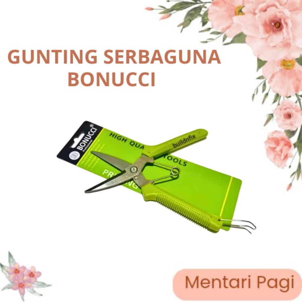 

Gunting Dahan / Gunting Serbaguna Stainless Bonucci 8 inch
