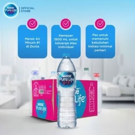 

Ay00! NESTLE PURE LIFE 1500ML 1 DUS ISI 12 PCS