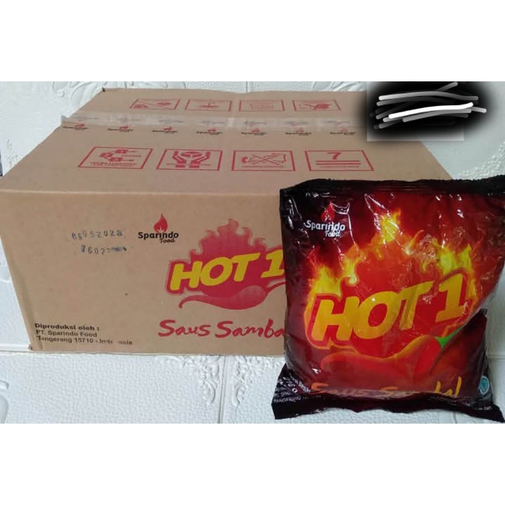 

1 dus saos sambal hot 1 sachet