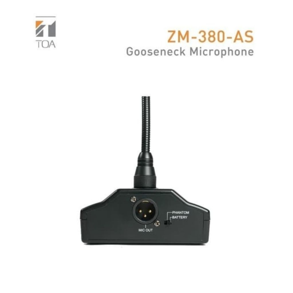 Mic Meja TOA / Mic Podium Gooseneck ZM 380