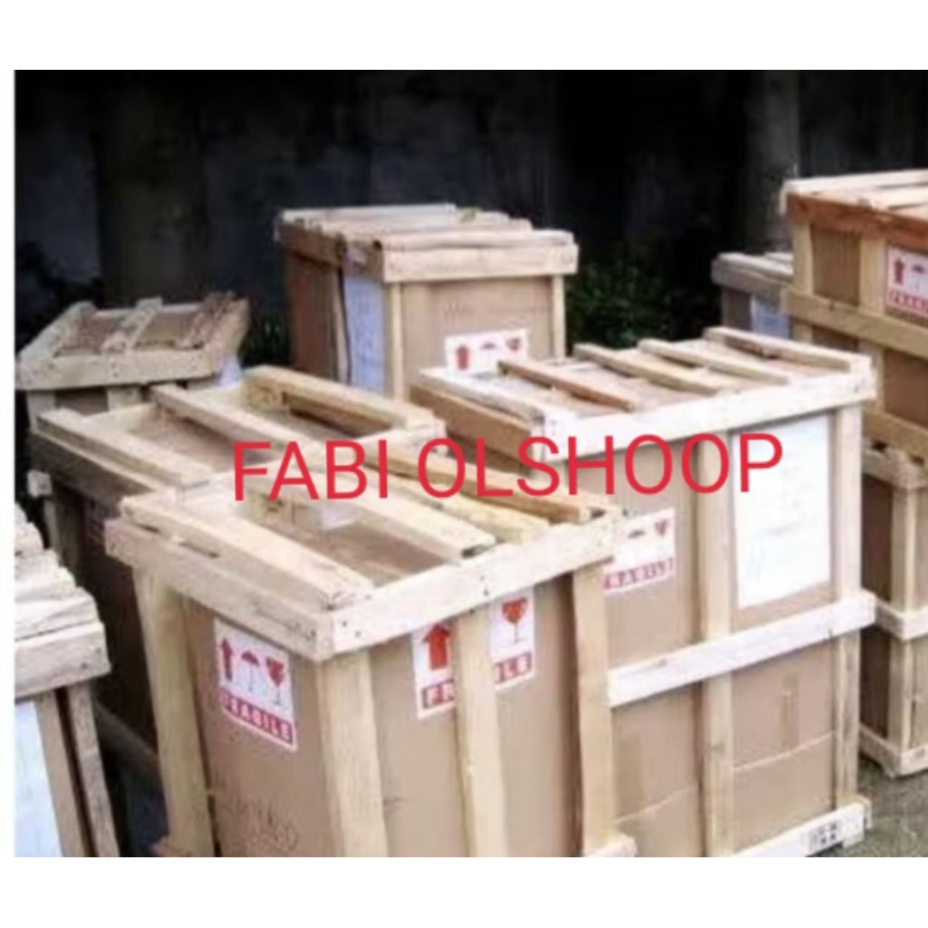

paking kayu untuk tambahan keamanan paket
