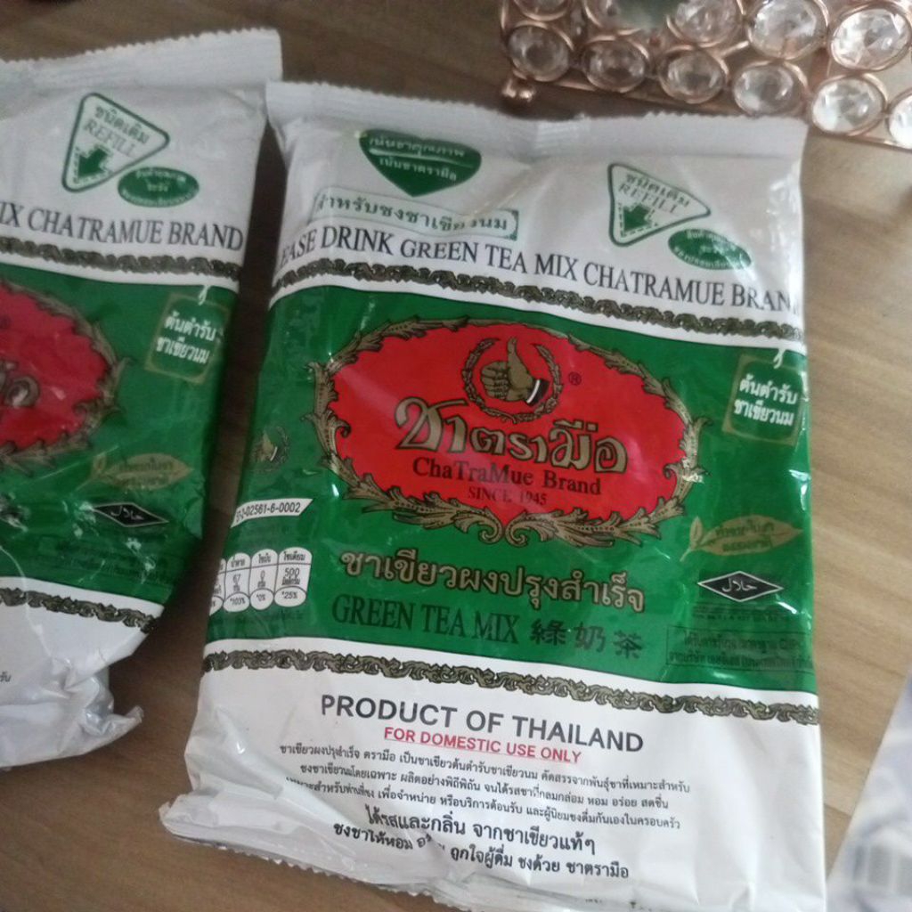

MURAH!! TEH HIJAU THAILAND CHA TRA MUE 200 GR